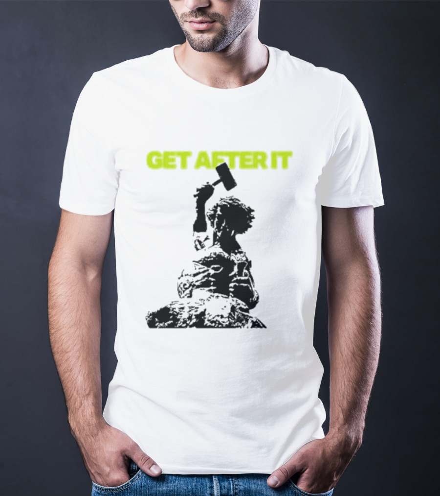 Get After It Rock Climbing Motivational Instrumentals T-Shirt