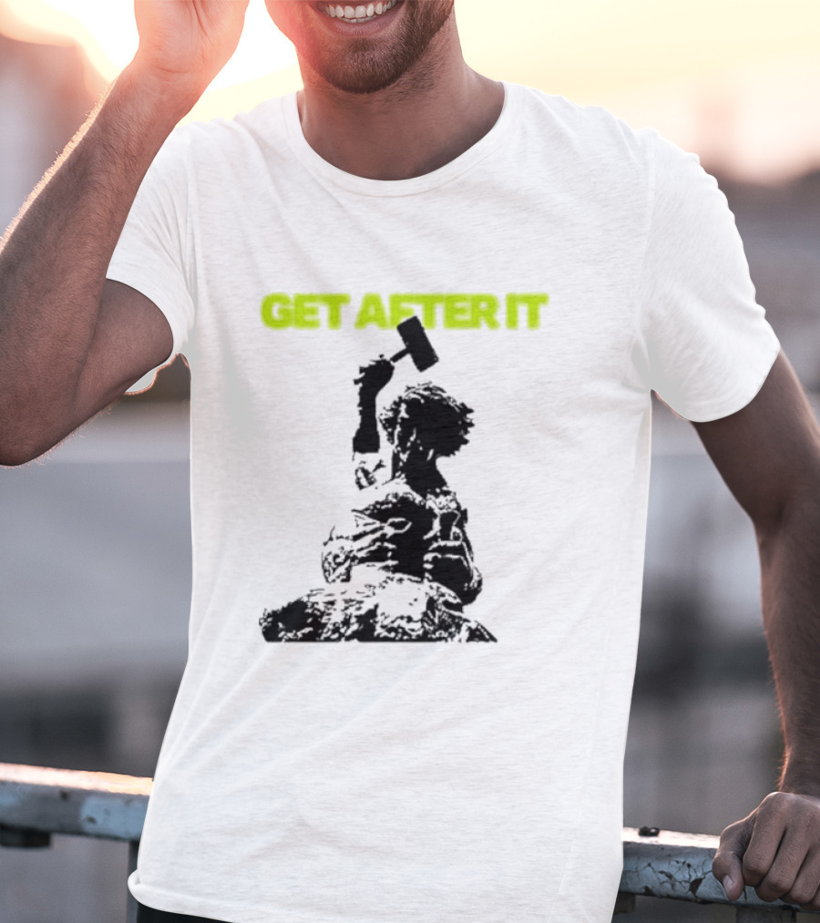 Get After It Rock Climbing Motivational Instrumentals T-Shirt