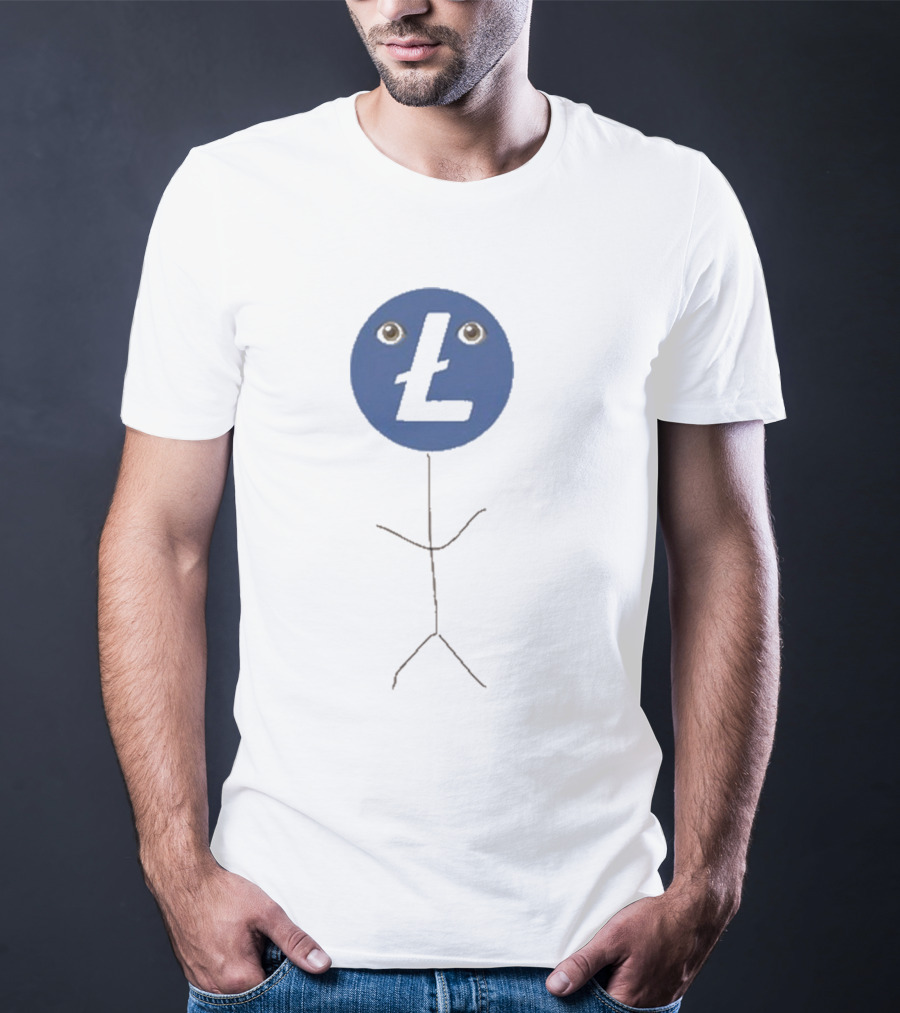 Litecoin Foundation Take The L Stick Figure T-Shirt