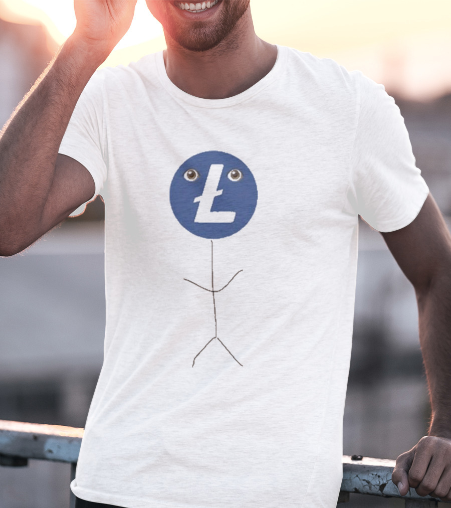 Litecoin Foundation Take The L Stick Figure T-Shirt