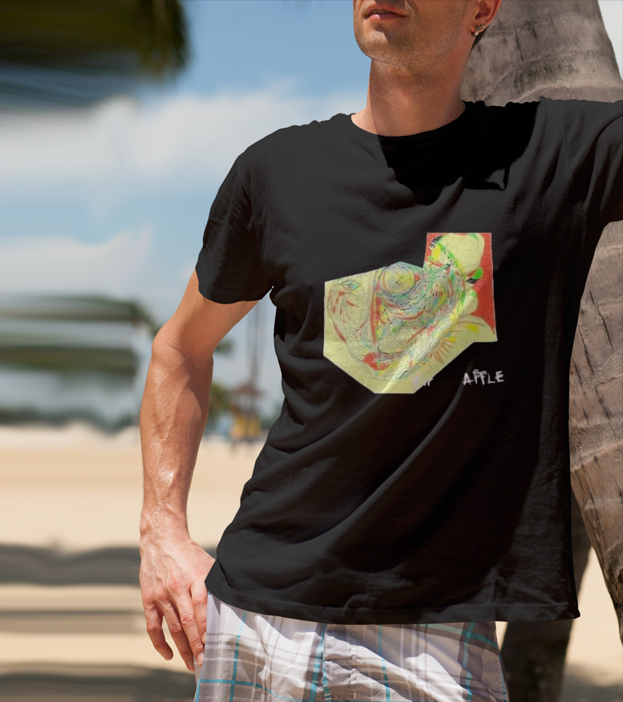 Fiona Apple The Idler Wheel Abstract Artistic Geometric Drawing Multicolored Sketch T-Shirt