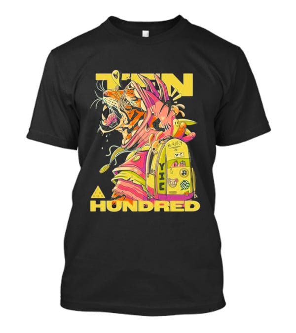 TENHUNDRED Tiger Backpack Wear Your Mask HUNDRED T-Shirt