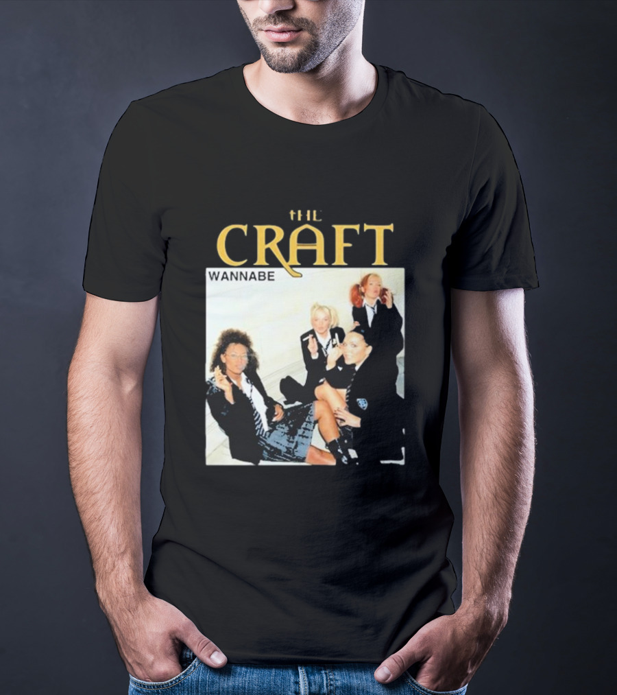THE CRAFT WANNABE Spice Girls Parody School Girls Smoking Scene T-Shirt