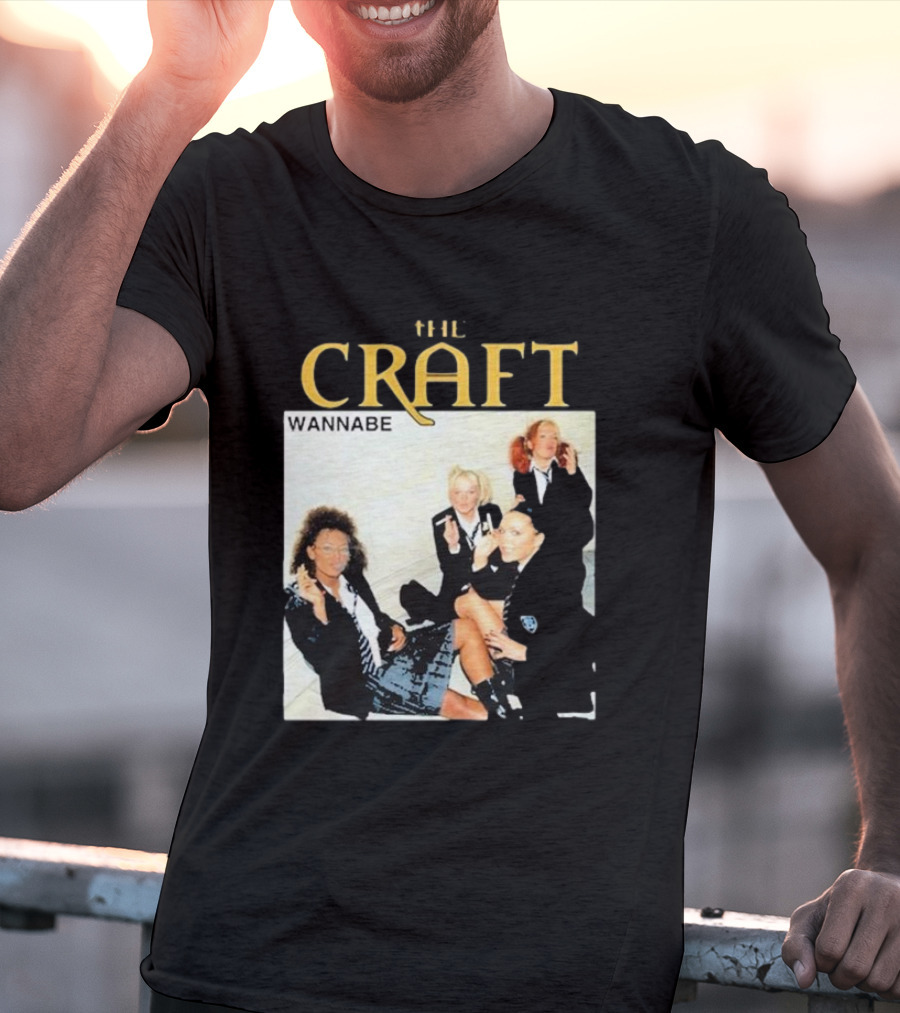 THE CRAFT WANNABE Spice Girls Parody School Girls Smoking Scene T-Shirt