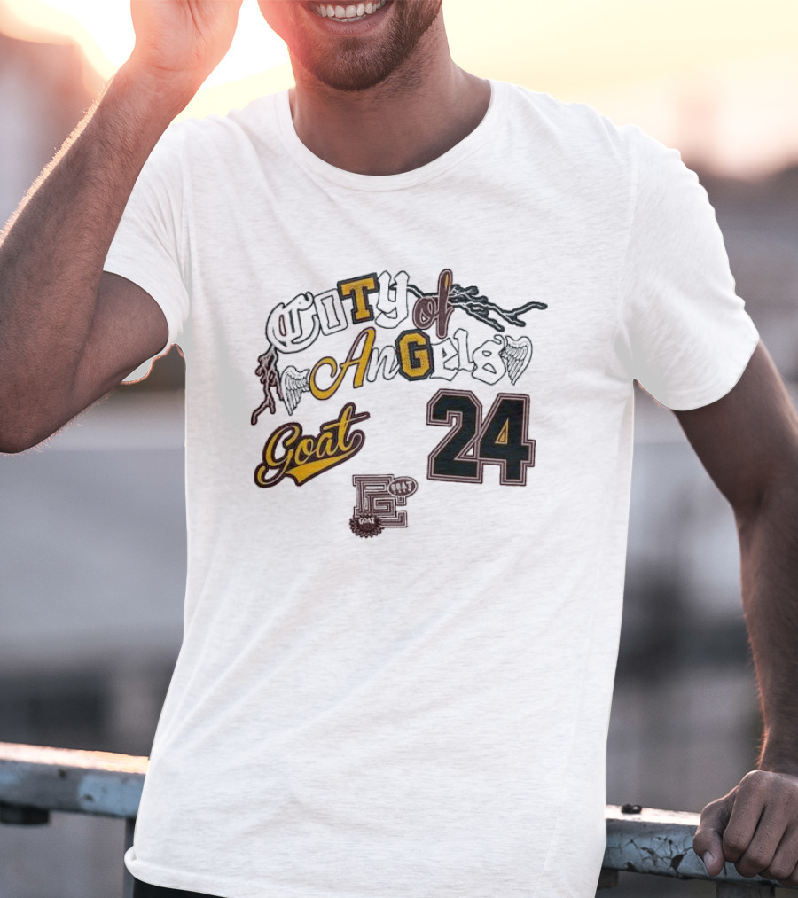 Goat Crew City Of Angels 24 Kobe Bryant Los Angeles T-Shirt
