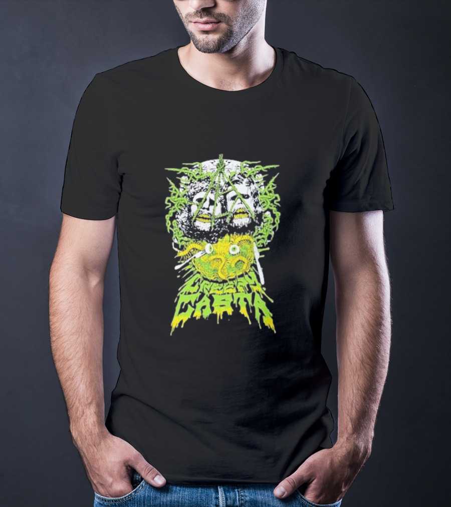 Creepycasta Creepy Tentacled Skull Neon Eyes T-Shirt