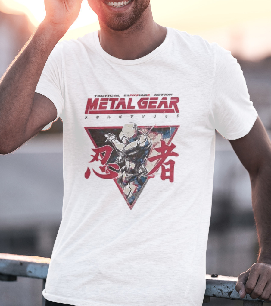 Tactical Espionage Action Metal Gear Solid Ninja Warrior T-Shirt
