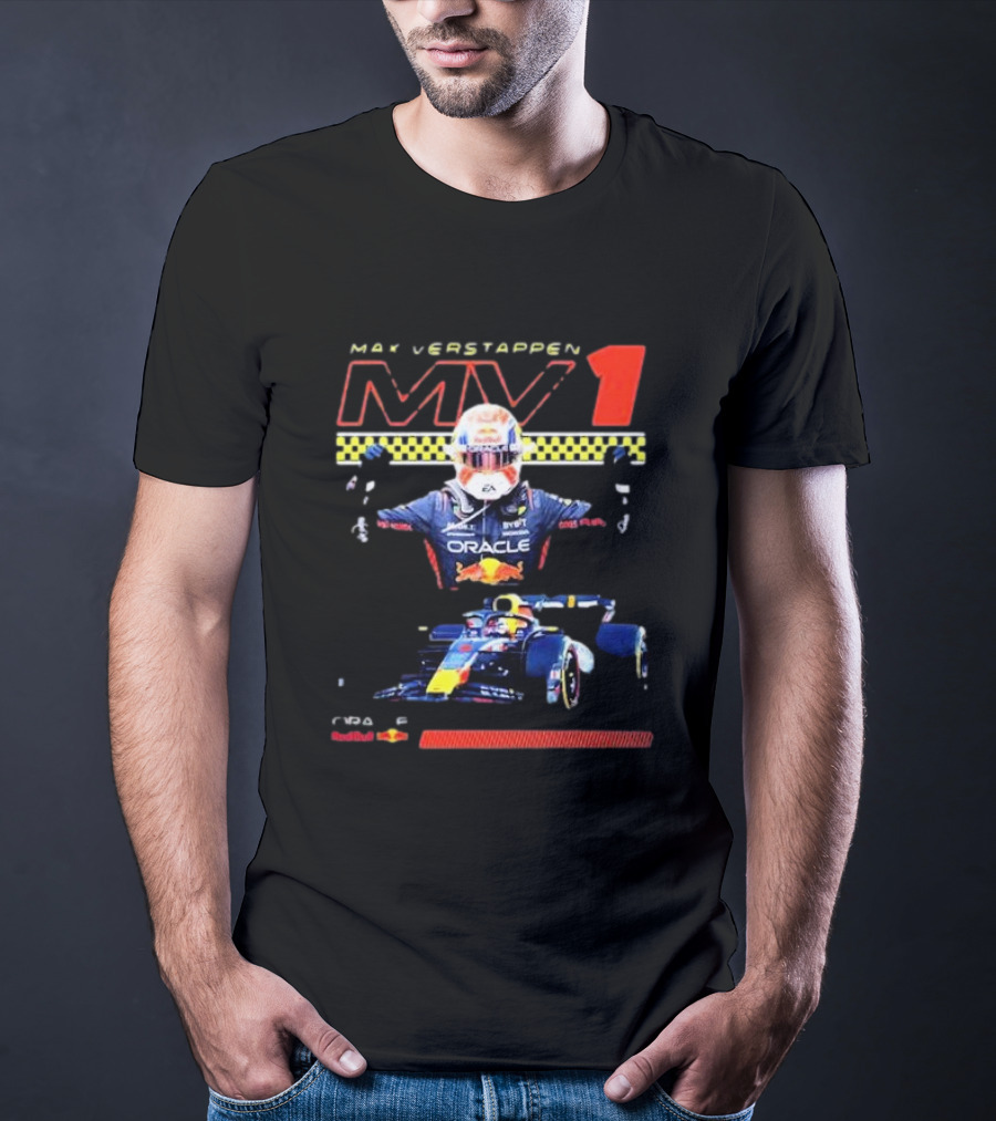 Max Verstappen MV1 Red Bull Racing Oracle Formula 1 T-Shirt