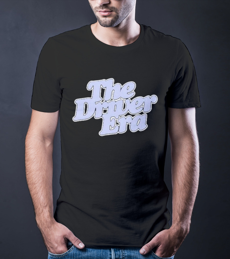 The Driver Era Lavender Text T-Shirt