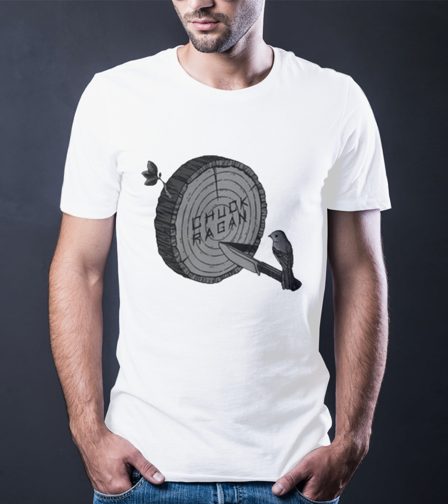 Chuck Ragan Tree Rings Knife Bird T-Shirt