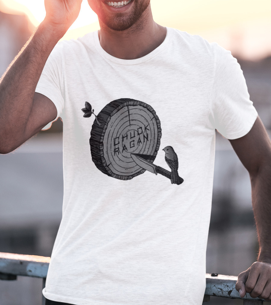 Chuck Ragan Tree Rings Knife Bird T-Shirt