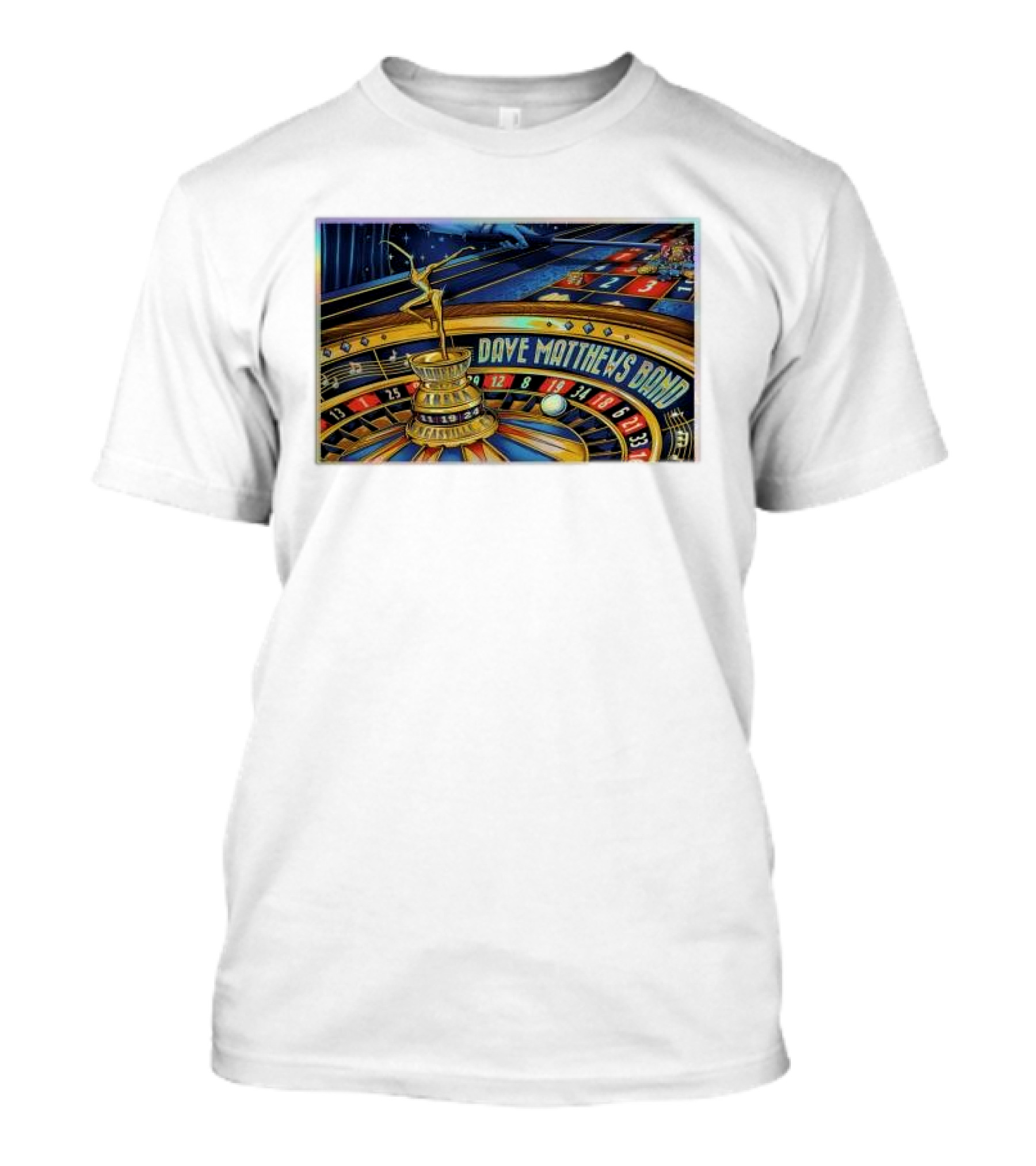 Dave Matthews Band Mohegan Sun Arena Roulette T-Shirt