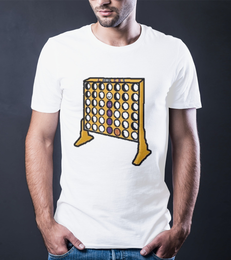 Knecht Four Purple Yellow Basketball Emoji T-Shirt