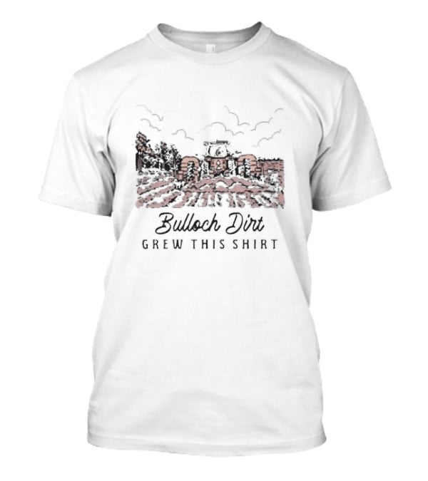 Bulloch Dirt Grew This Shirt Youth Farming Tractor Scene T-Shirt