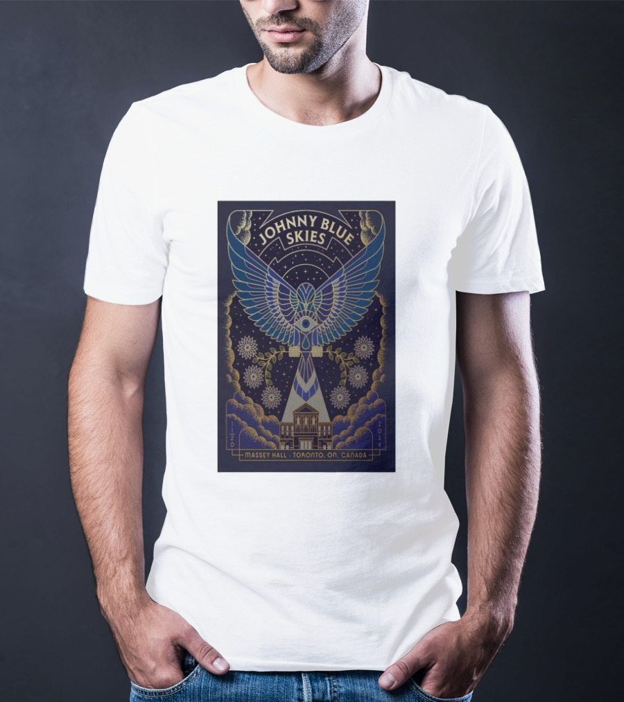 JOHNNY BLUE SKIES MASSEY HALL TORONTO T-Shirt