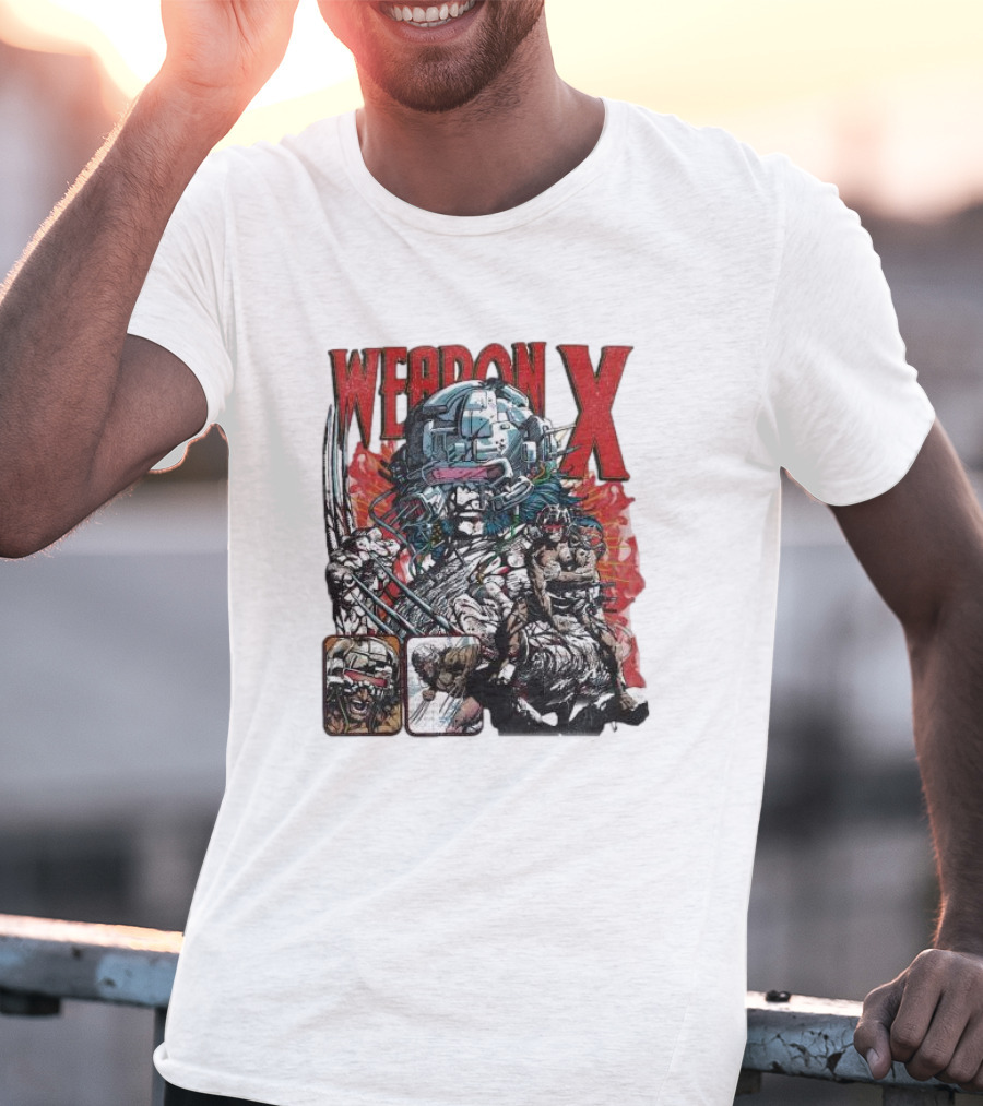 Weapon X Vintage Comic Style Artwork Claw Character T-Shirt
