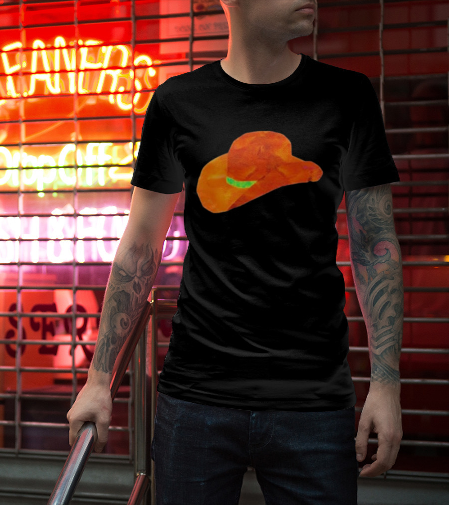 Halsey Yallsey Toddler Orange Cowboy Hat T-Shirt