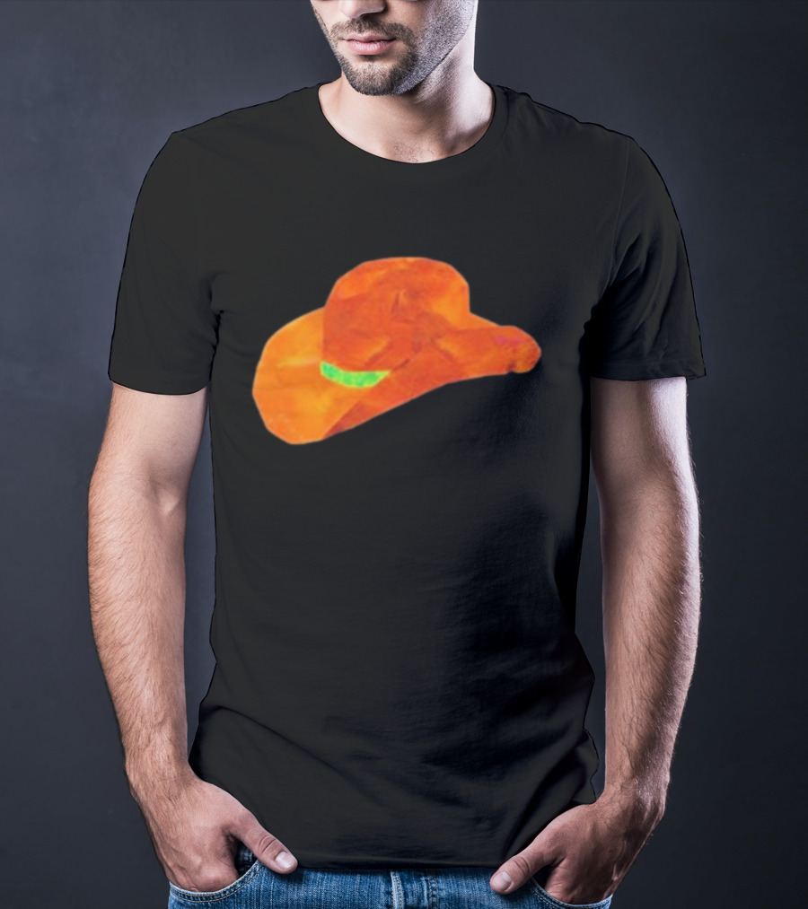 Halsey Yallsey Toddler Orange Cowboy Hat T-Shirt