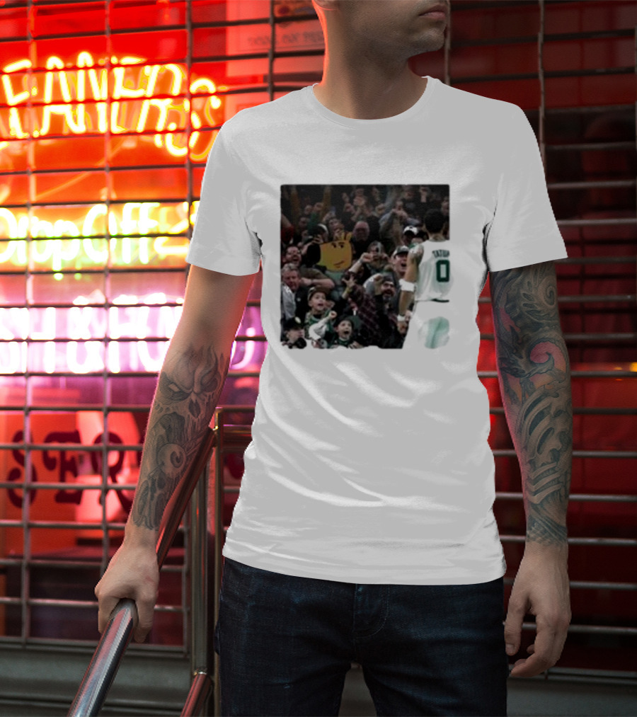 Chill Guy Dog Celtic Boston Tatum 0 Fan Crowd T-Shirt