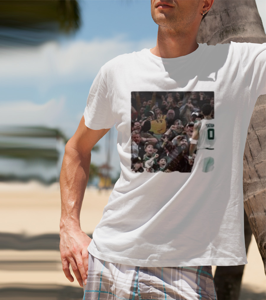 Chill Guy Dog Celtic Boston Tatum 0 Fan Crowd T-Shirt