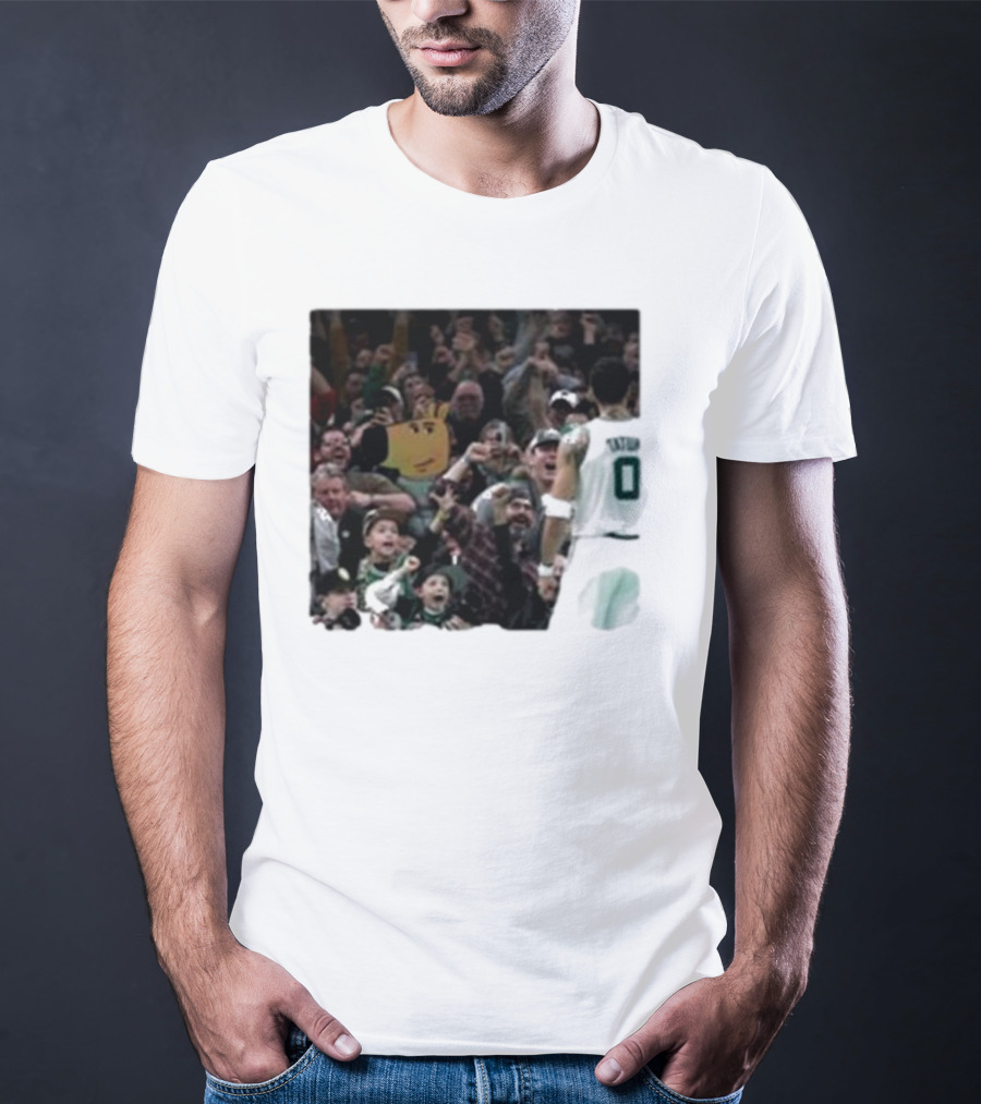 Chill Guy Dog Celtic Boston Tatum 0 Fan Crowd T-Shirt