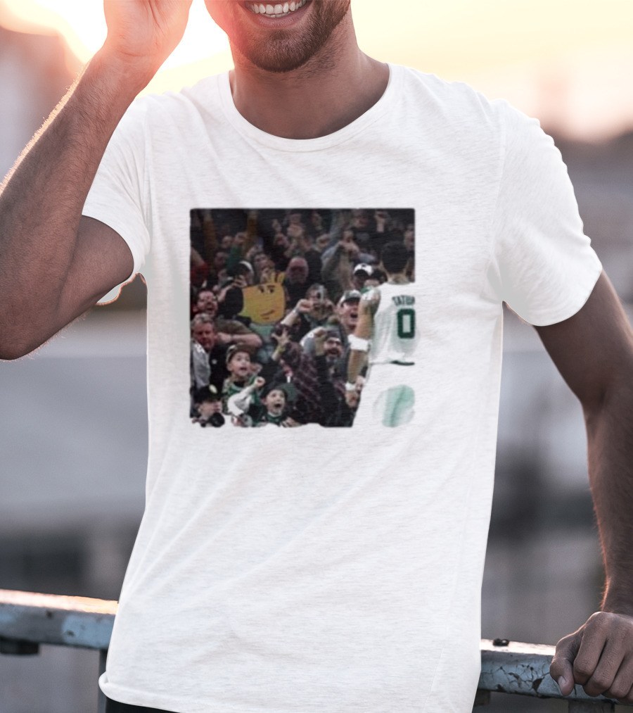 Chill Guy Dog Celtic Boston Tatum 0 Fan Crowd T-Shirt