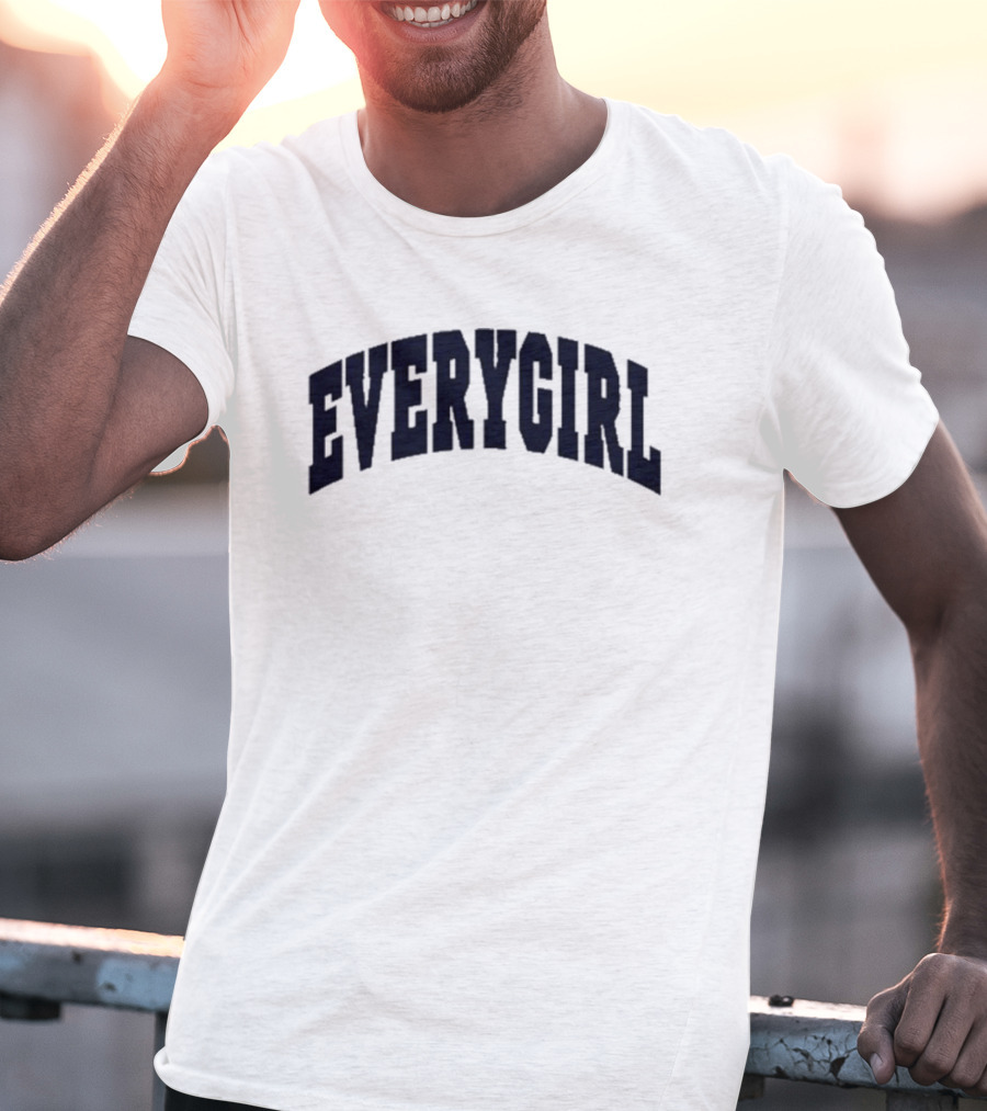 Everygirl Heather Grey Varsity T-Shirt