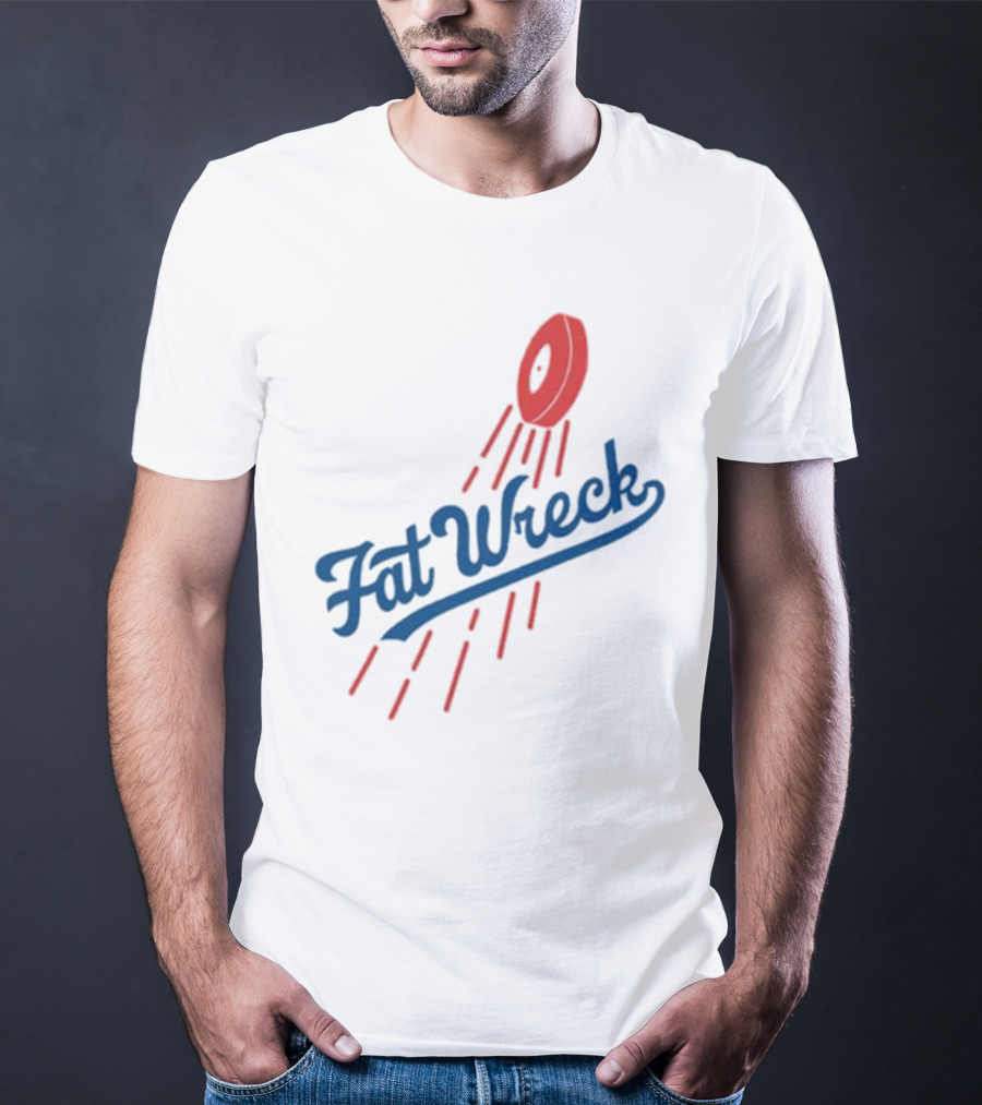 Fat Wreck Chords Los Angeles Dodgers Record T-Shirt