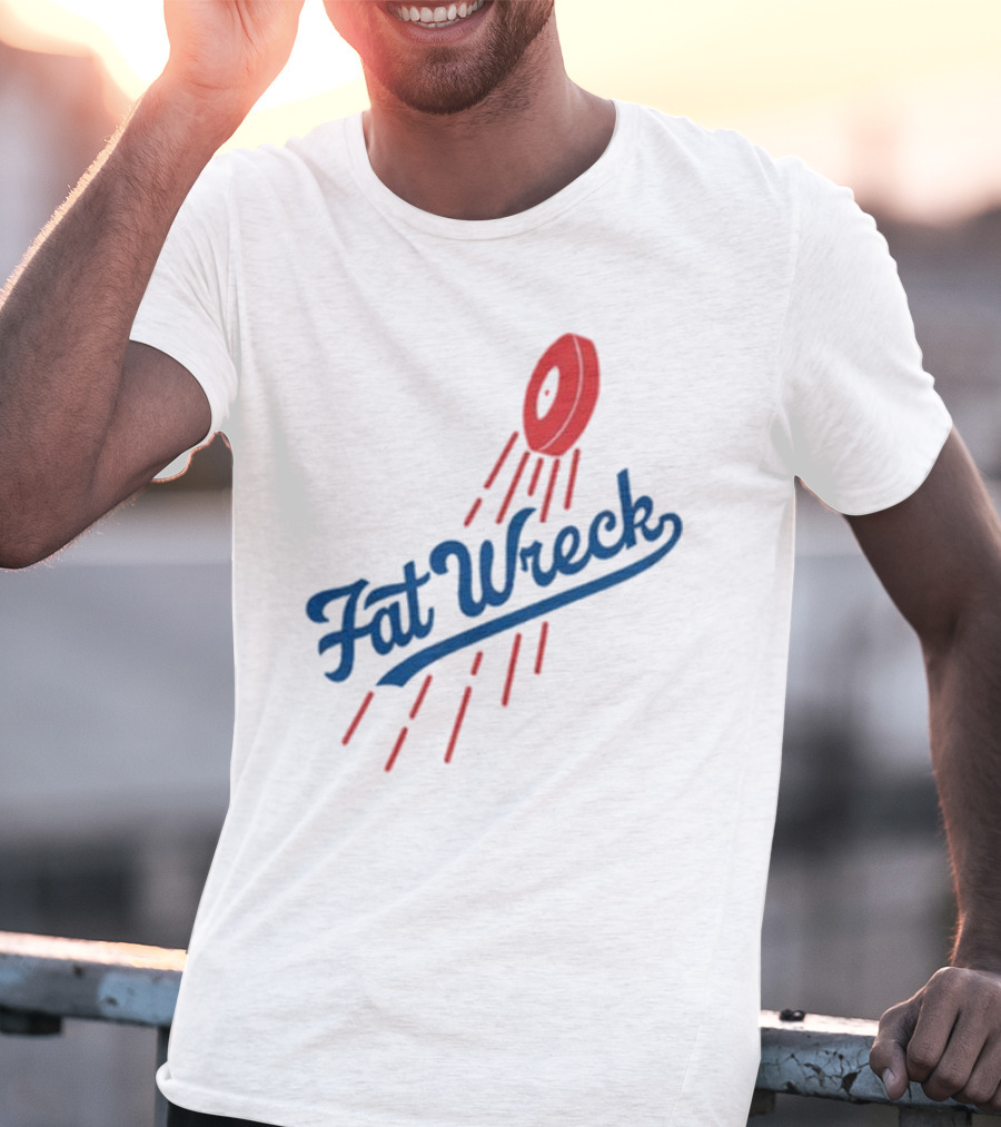 Fat Wreck Chords Los Angeles Dodgers Record T-Shirt