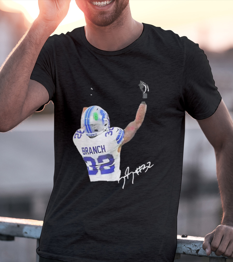 Lions Branch 32 Middle Finger Gesture T-Shirt