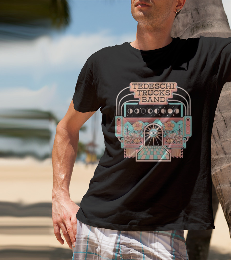 Tedeschi Trucks Band Moon Phases Floral Doorway T-Shirt
