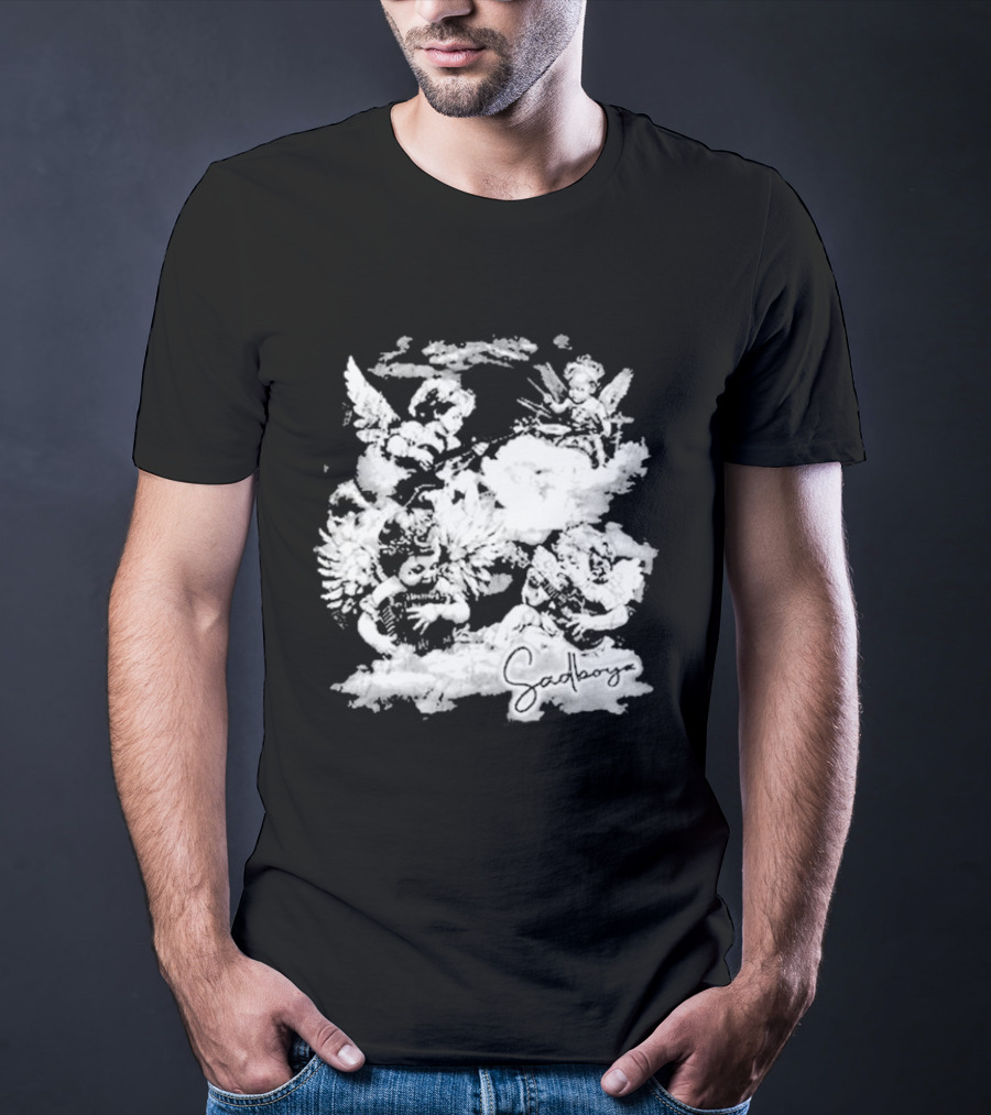 Sadboyz Cherub Angels Playing Instruments T-Shirt
