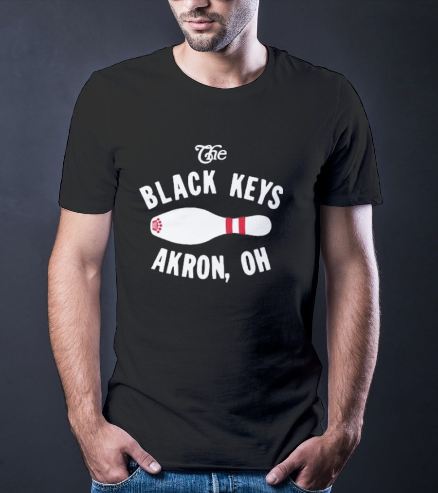 The Black Keys Royal Pin Bowling Akron OH T-Shirt