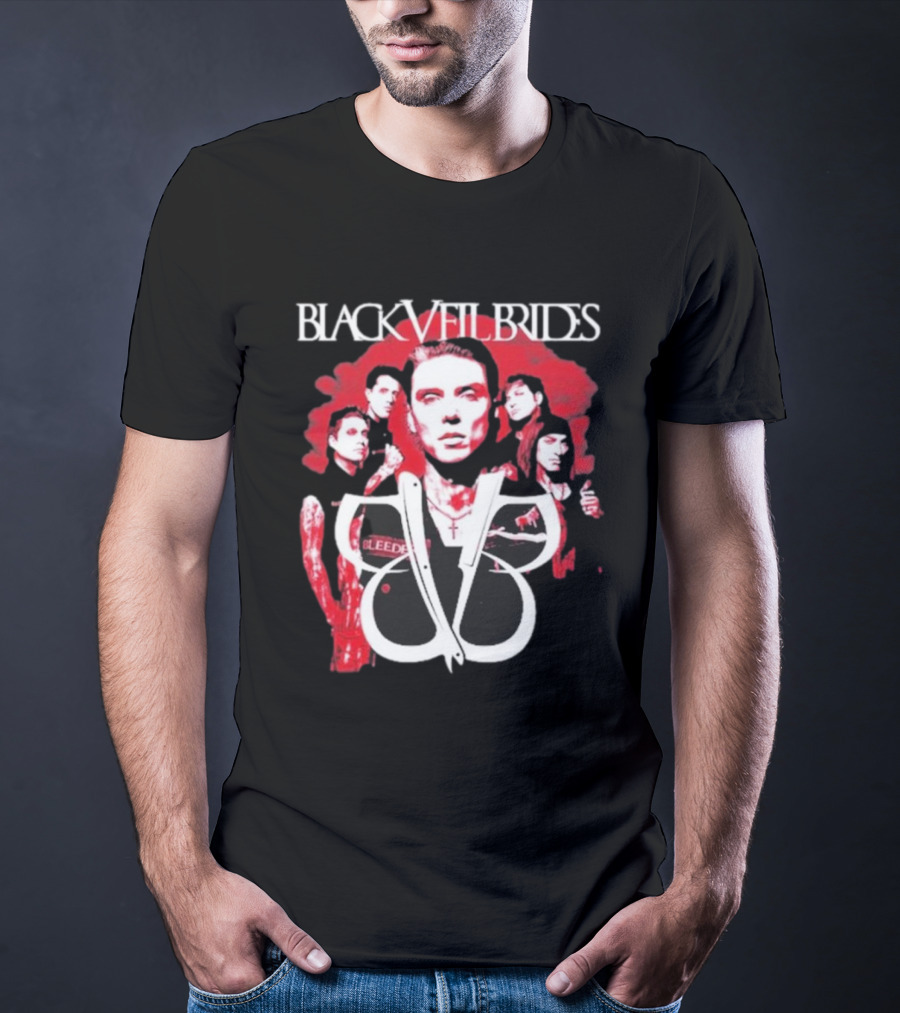 Black Veil Brides Bleeding Red Band T-Shirt