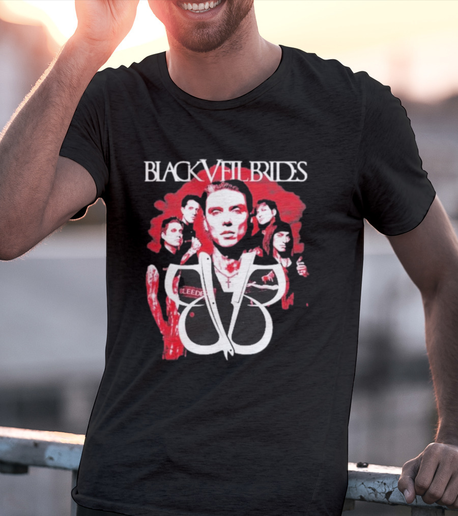 Black Veil Brides Bleeding Red Band T-Shirt