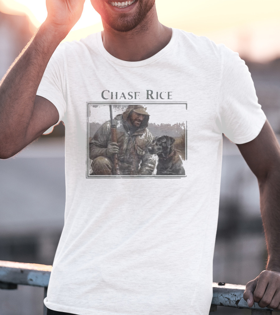 Chase Rice Hunting With Dog In Arkansas T-Shirt