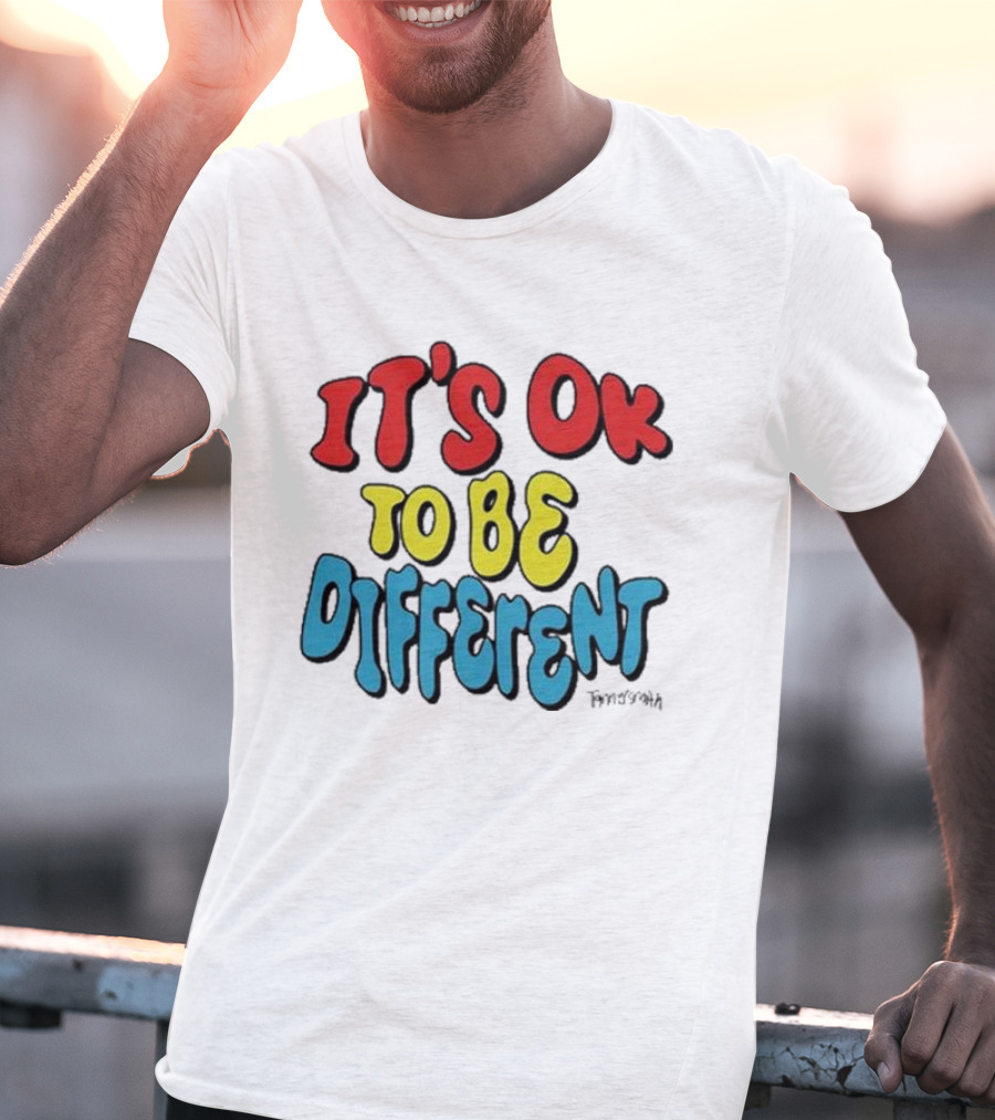 It’s Ok To Be Different By Finnysmth T-Shirt