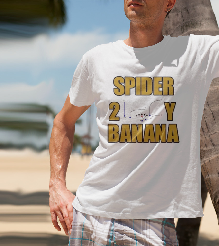 Jon Gruden Spider 2 Y Banana Football Play Diagram T-Shirt