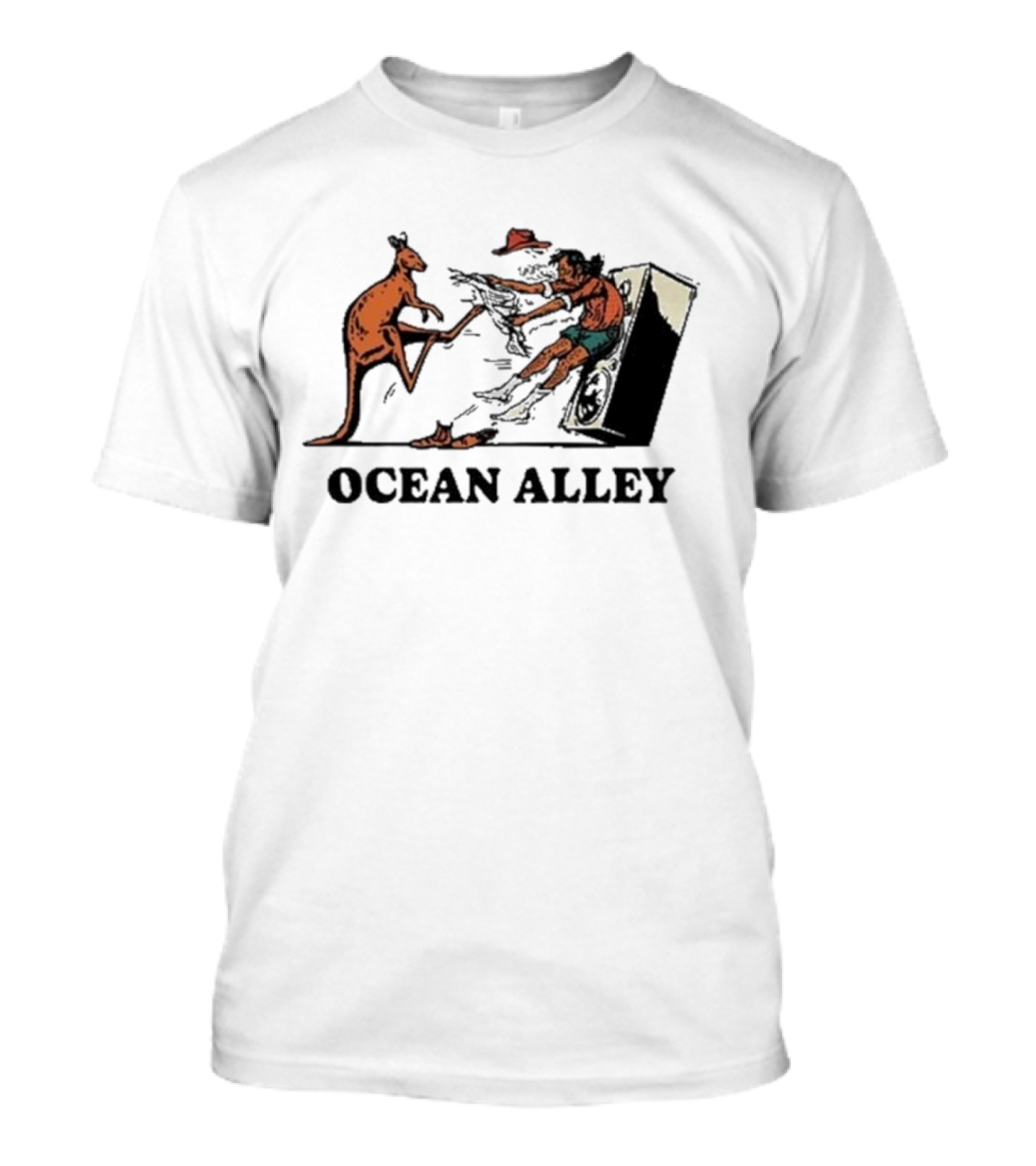 OCEAN ALLEY Kangaroo Laundry Kick T-Shirt