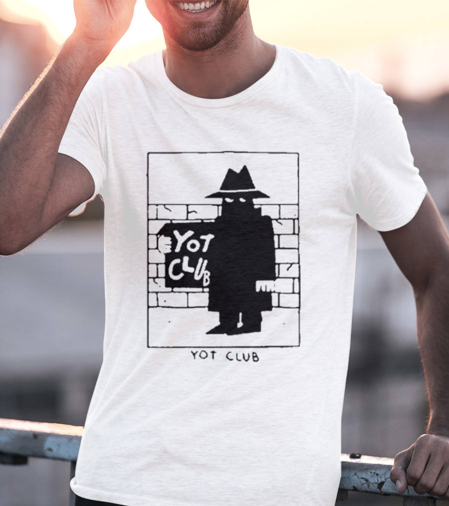 Yot Club Mysterious Silhouette Art Lazy Eyes Show T-Shirt
