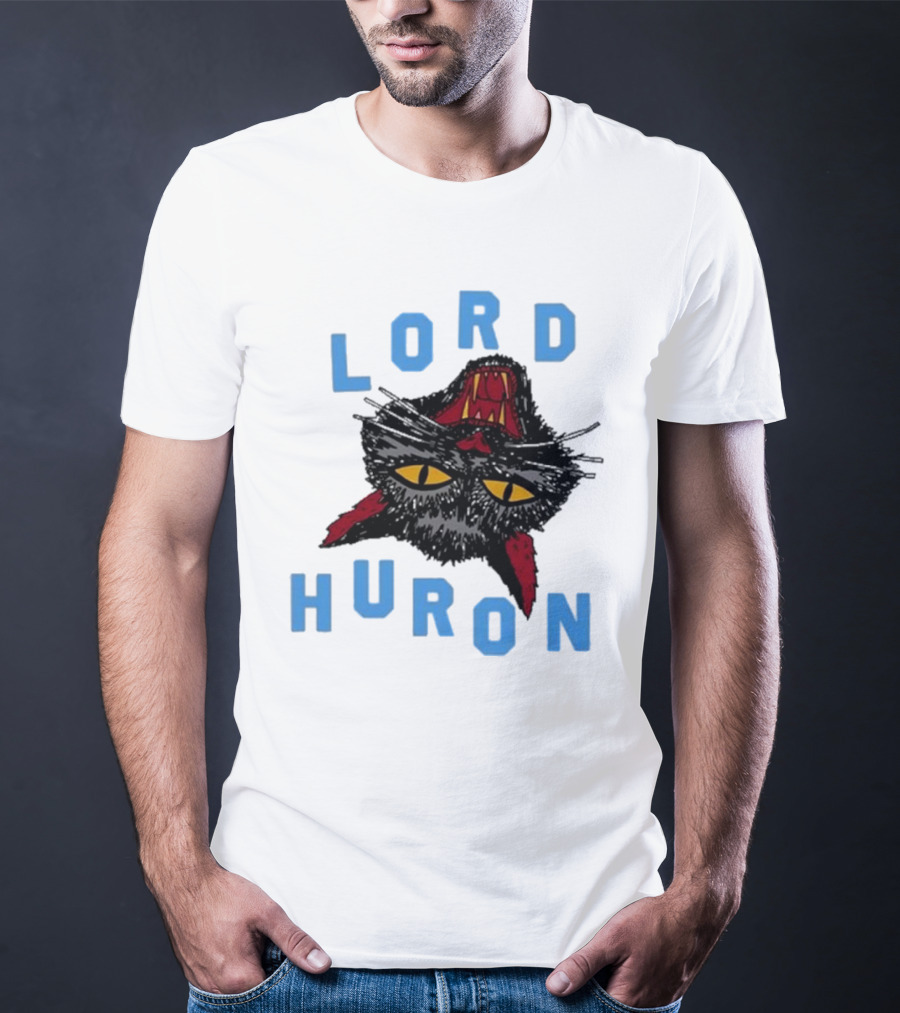 LORD HURON Upside Down Cat T-Shirt