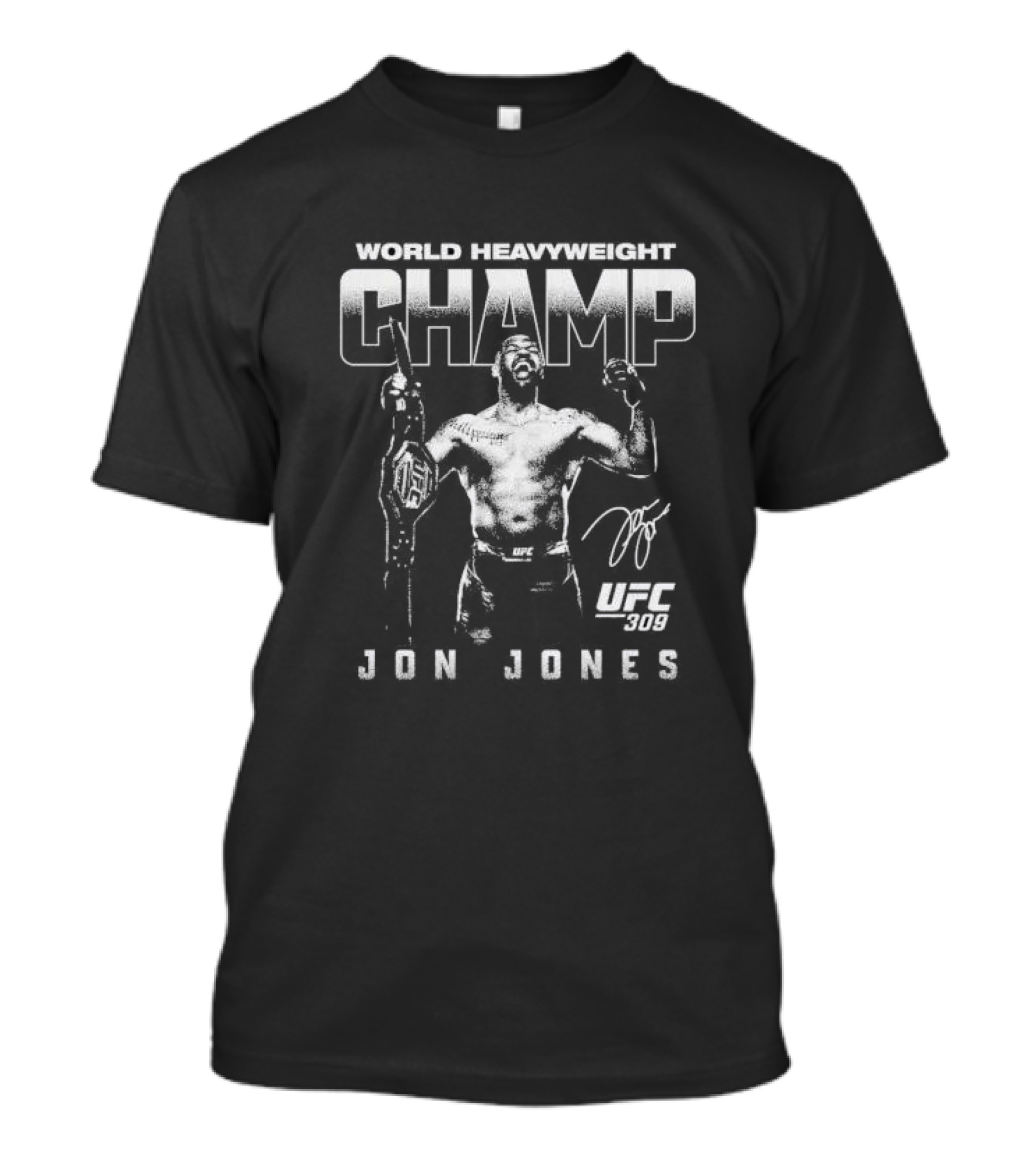 World Heavyweight Champ Jon Jones UFC 309 T-Shirt