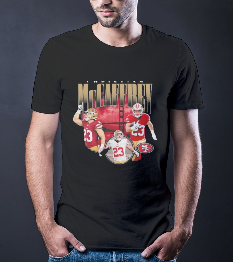 Christian McCaffrey San Francisco 49ers Iconic Performance 23 T-Shirt