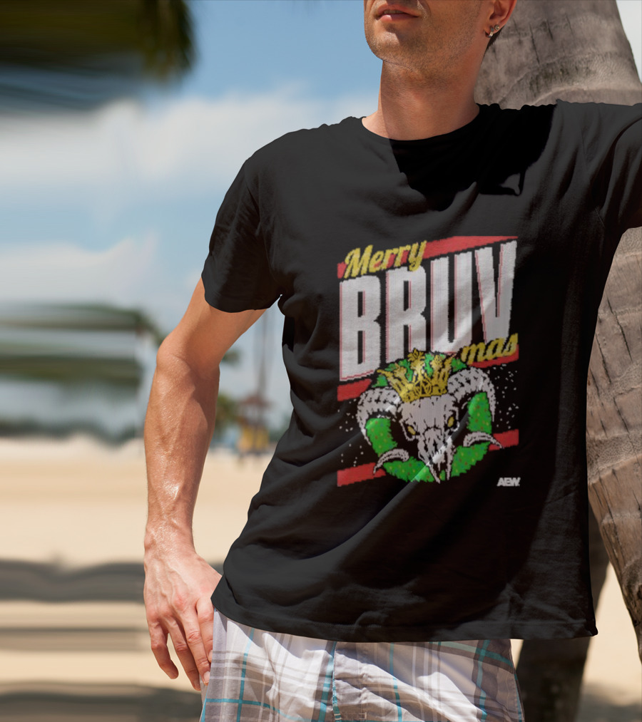 Will Ospreay Merry BRUVmas AEW Holiday Ugly Christmas T-Shirt