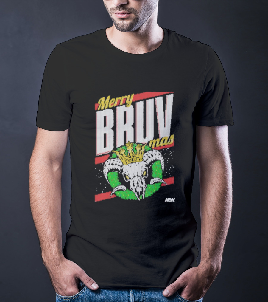 Will Ospreay Merry BRUVmas AEW Holiday Ugly Christmas T-Shirt