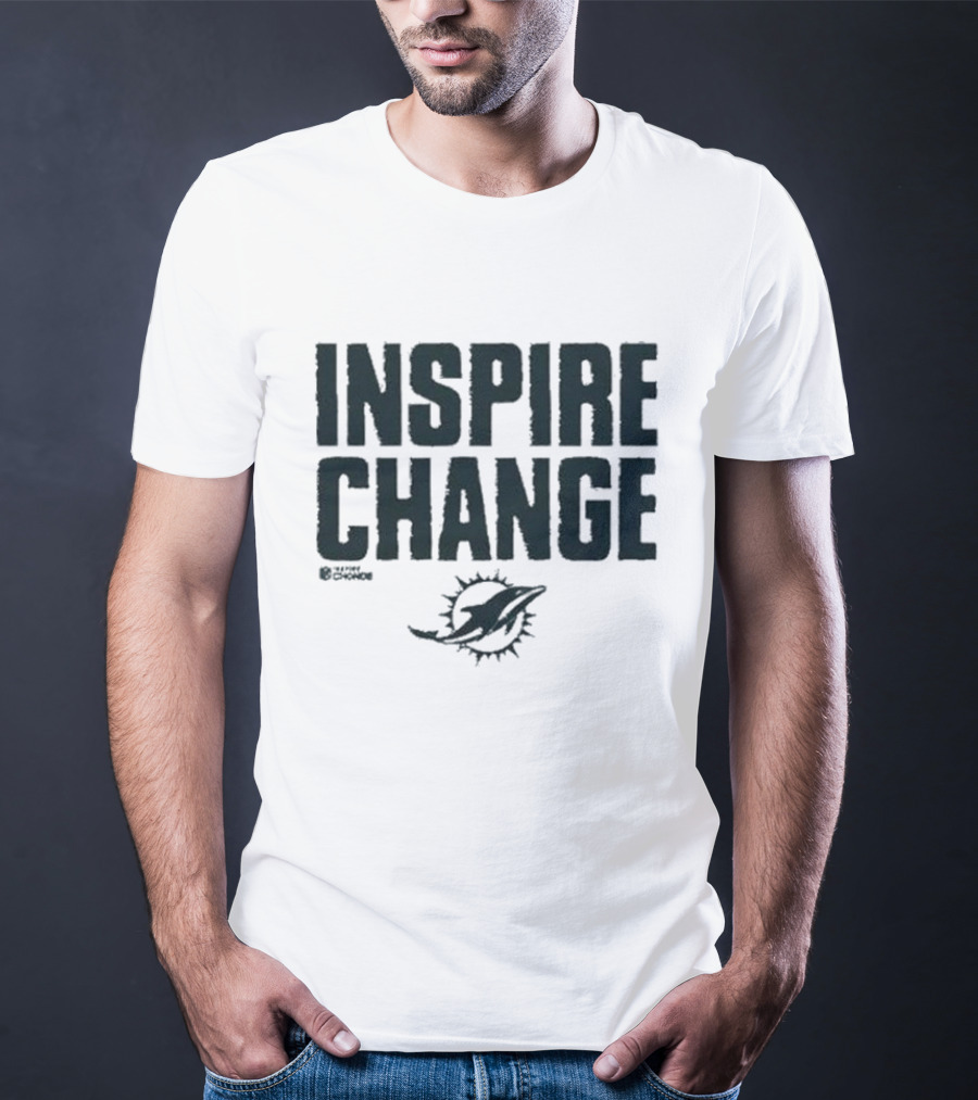 Miami Dolphins Inspire Change NFL Initiative T-Shirt