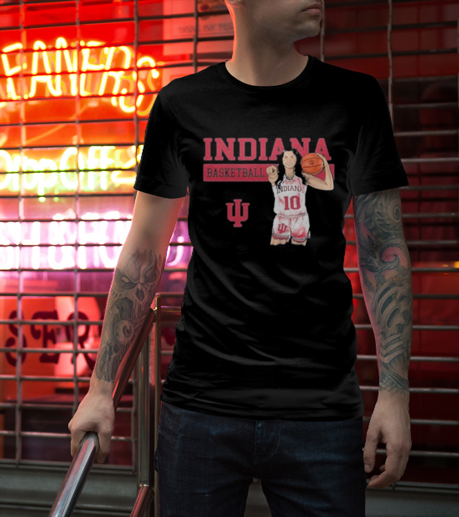 Indiana Basketball Vintage Sport Grey T-Shirt