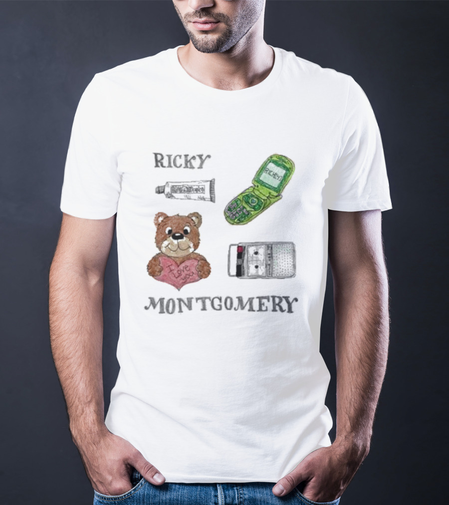 Ricky Montgomery Love Bear Phone And Paint Tube T-Shirt
