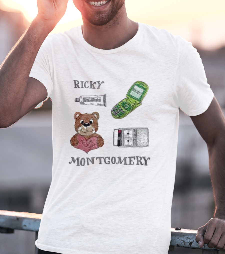 Ricky Montgomery Love Bear Phone And Paint Tube T-Shirt