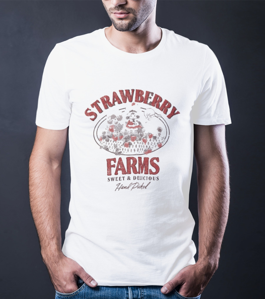 Strawberry Farms Sweet And Delicious Hand Picked T-Shirt